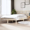 vidaXL, vidaXL Massivholzbett 120x190 cm 4FT Small Double