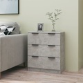vidaXL, vidaXL Sideboard Betongrau 60x30x70 cm Holzwerkstoff