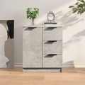 vidaXL, vidaXL Sideboard Betongrau 60x30x70 cm Holzwerkstoff