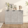 vidaXL, vidaXL Sideboard Betongrau 90,5x30x70 cm Holzwerkstoff