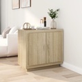vidaXL, vidaXL Sideboard Sonoma-Eiche 80x40x75 cm Holzwerkstoff