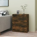 vidaXL, vidaXL Sideboard Räuchereiche 60x30x70 cm Holzwerkstoff