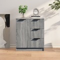 vidaXL, vidaXL Sideboard Grau Sonoma 60x30x70 cm Holzwerkstoff