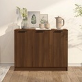 vidaXL, vidaXL Sideboard Braun Eichen-Optik 90,5x30x70 cm Holzwerkstoff