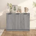 vidaXL, vidaXL Sideboard Grau Sonoma 90,5x30x70 cm Holzwerkstoff
