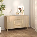 vidaXL, vidaXL Sideboard Sonoma-Eiche 100x36x60 cm Holzwerkstoff