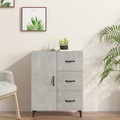 vidaXL, vidaXL Sideboard Betongrau 69,5x34x90 cm Holzwerkstoff