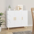 vidaXL, vidaXL Sideboard Weiß 90x34x80 cm Holzwerkstoff