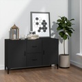vidaXL, vidaXL Sideboard Schwarz 100x36x60 cm Holzwerkstoff