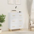 vidaXL, vidaXL Sideboard Weiß 70x34x90 cm Holzwerkstoff