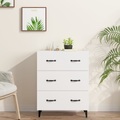 vidaXL, vidaXL Sideboard Weiß 69,5x34x90 cm Holzwerkstoff
