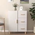 vidaXL, vidaXL Sideboard Weiß 69,5x34x90 cm Holzwerkstoff