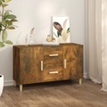 vidaXL, vidaXL Sideboard Räuchereiche 100x36x60 cm Holzwerkstoff