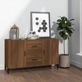 vidaXL, vidaXL Sideboard Braun Eichen-Optik 100x36x60 cm Holzwerkstoff