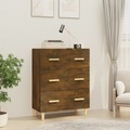 vidaXL, vidaXL Sideboard Räuchereiche 70x34x90 cm Holzwerkstoff