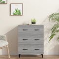 vidaXL, vidaXL Sideboard Grau Sonoma 69,5x34x90 cm Holzwerkstoff