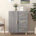 vidaXL, vidaXL Sideboard Grau Sonoma 69,5x34x90 cm Holzwerkstoff