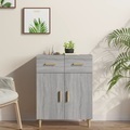 vidaXL, vidaXL Sideboard Grau Sonoma 69,5x34x89 cm Holzwerkstoff