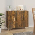 vidaXL, vidaXL Sideboard Räuchereiche 90x34x80 cm Holzwerkstoff