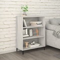 vidaXL, vidaXL Sideboard Grau Sonoma 69,5x32,5x90 cm Holzwerkstoff