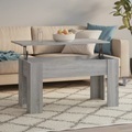 vidaXL, vidaXL Couchtisch Grau Sonoma 101x49x52 cm Holzwerkstoff
