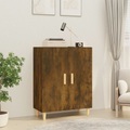 vidaXL, vidaXL Sideboard Räuchereiche 70x34x90 cm Holzwerkstoff