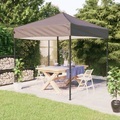 vidaXL, vidaXL Partyzelt Faltbar Taupe 3x3 m