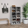 vidaXL, vidaXL Schuhregal Grau Sonoma 54x34x100,5 cm Holzwerkstoff