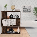 vidaXL, vidaXL Bücherregal/Raumteiler Räuchereiche 80x24x96 cm Holzwerkstoff