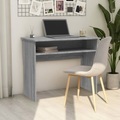 vidaXL, vidaXL Schreibtisch Grau Sonoma 90x50x74 cm Holzwerkstoff