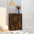 vidaXL, vidaXL Schuhschrank Räuchereiche 60x35x84 cm Holzwerkstoff