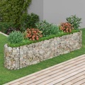 vidaXL, vidaXL Gabionen-Hochbeet Verzinktes Eisen 260x50x50 cm