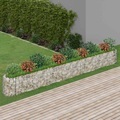 vidaXL, vidaXL Gabionen-Hochbeet Verzinktes Eisen 470x50x50 cm