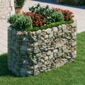 vidaXL, vidaXL Gabionen-Hochbeet Verzinktes Eisen 200x100x100 cm