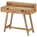 vidaXL, vidaXL Schreibtisch 100x45x90 cm Raues Massives Mangoholz