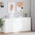 vidaXL, vidaXL Sideboard Weiß 160x36x75 cm Spanplatte