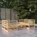 vidaXL, vidaXL 5-tlg. Garten-Lounge-Set Massivholz Kiefer