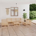 vidaXL, vidaXL 8-tlg. Garten-Lounge-Set Kiefer Massivholz