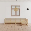 vidaXL, vidaXL 5-tlg. Garten-Lounge-Set Massivholz Kiefer