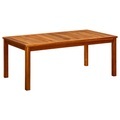 vidaXL, vidaXL Garten-Couchtisch 110x60x45 cm Massivholz Akazie