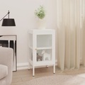 vidaXL, vidaXL Sideboard 38x35x70 cm Metall und Glas