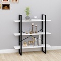 vidaXL, vidaXL Bücherregal Weiß 100x30x105 cm Holzwerkstoff