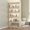 vidaXL, vidaXL Bücherregal/Raumteiler 80x30x167,4 cm Massivholz Kiefer