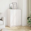 vidaXL, vidaXL Sideboard Weiß 60x36x84 cm Massivholz Kiefer