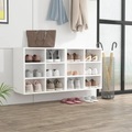 vidaXL, vidaXL Schuhregale 2 Stk. Weiß 52,5x30x50 cm