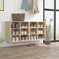 vidaXL, vidaXL Schuhregale 2 Stk. Sonoma-Eiche 52,5x30x50 cm