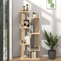 vidaXL, vidaXL Bücherregal Sonoma-Eiche 48x25,5x140 cm Spanplatte
