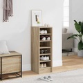 vidaXL, vidaXL Schuhschrank Sonoma-Eiche 31,5x35x90 cm Spanplatte