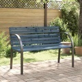 vidaXL, vidaXL Kinder-Gartenbank 81 cm Chinesisches Tannenholz Grau