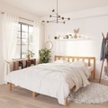 vidaXL, vidaXL Massivholzbett Honigbraun Kiefer 150x200 cm 5FT King Size